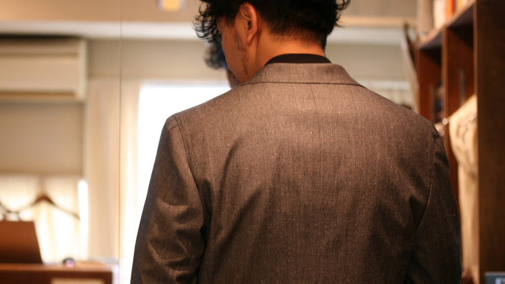 87-88 collectionスーツ2点 スーツ／2つボタン／CANONICO／PRUNELLE／無地／CH22 | SUIT