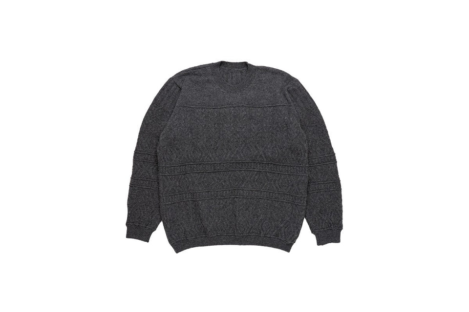 【買えないセーター】 ReBirth WOOL 7ゲージセーター/ケーブル柄/全5色 【ID:15~19】