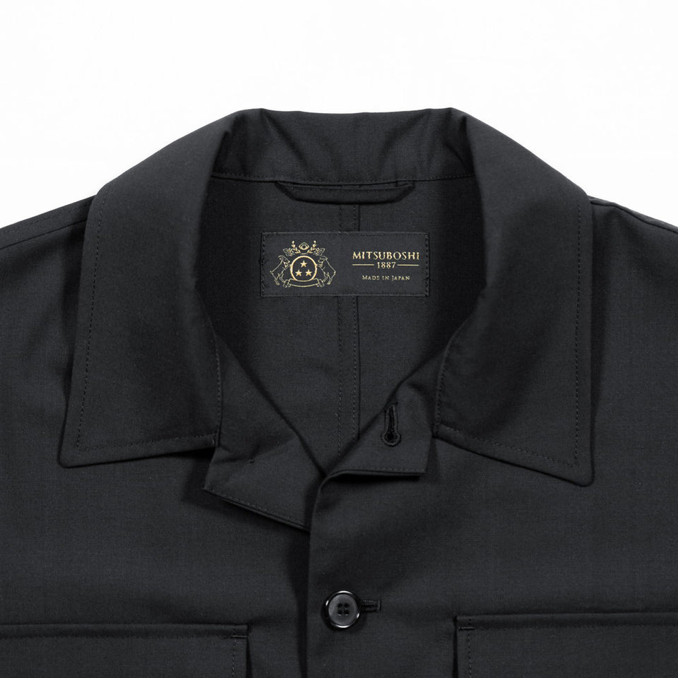 ピュアウール シャツジャケット / Super140's