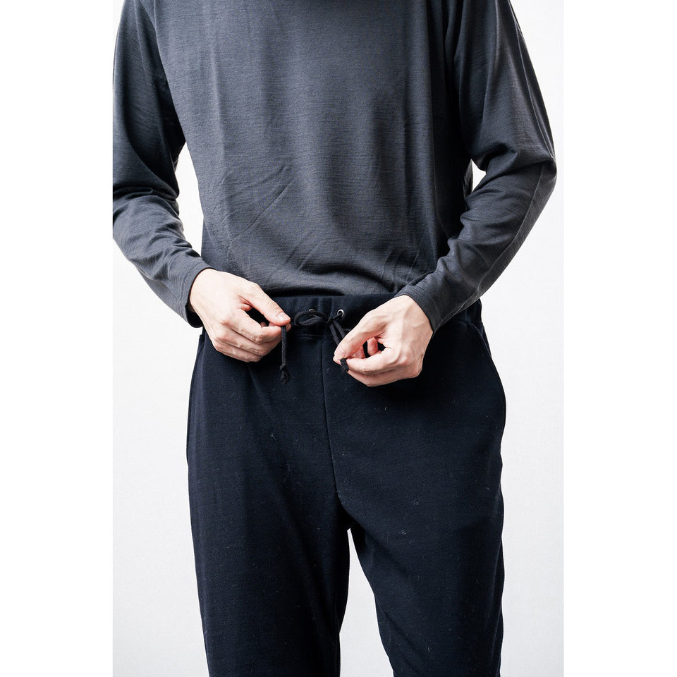 23時間を快適にする スーパーメリノ スウェットパンツ  (ウォッシャブルウール)