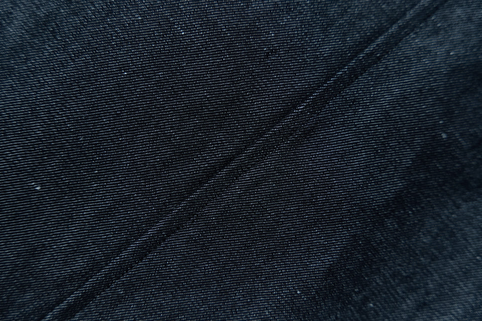 ウールリネンデニム シャツジャケット