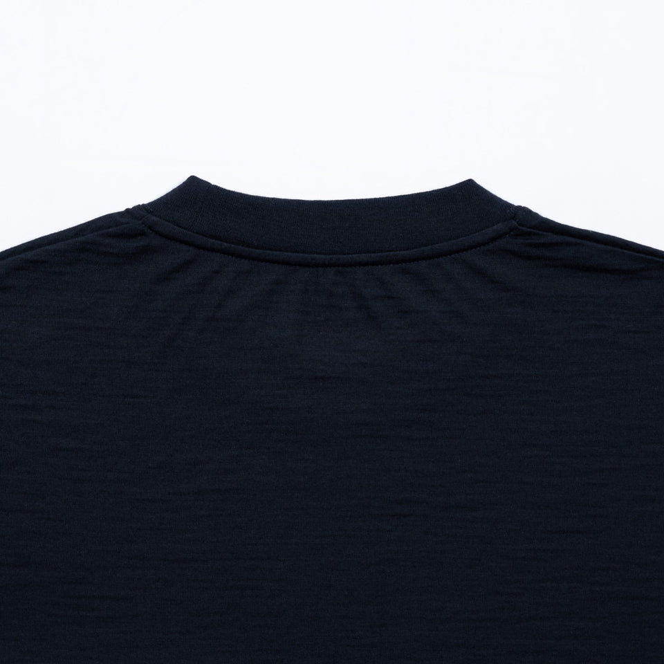 メリノウールTシャツ ビッグシルエット / Super140's / ウォッシャブル