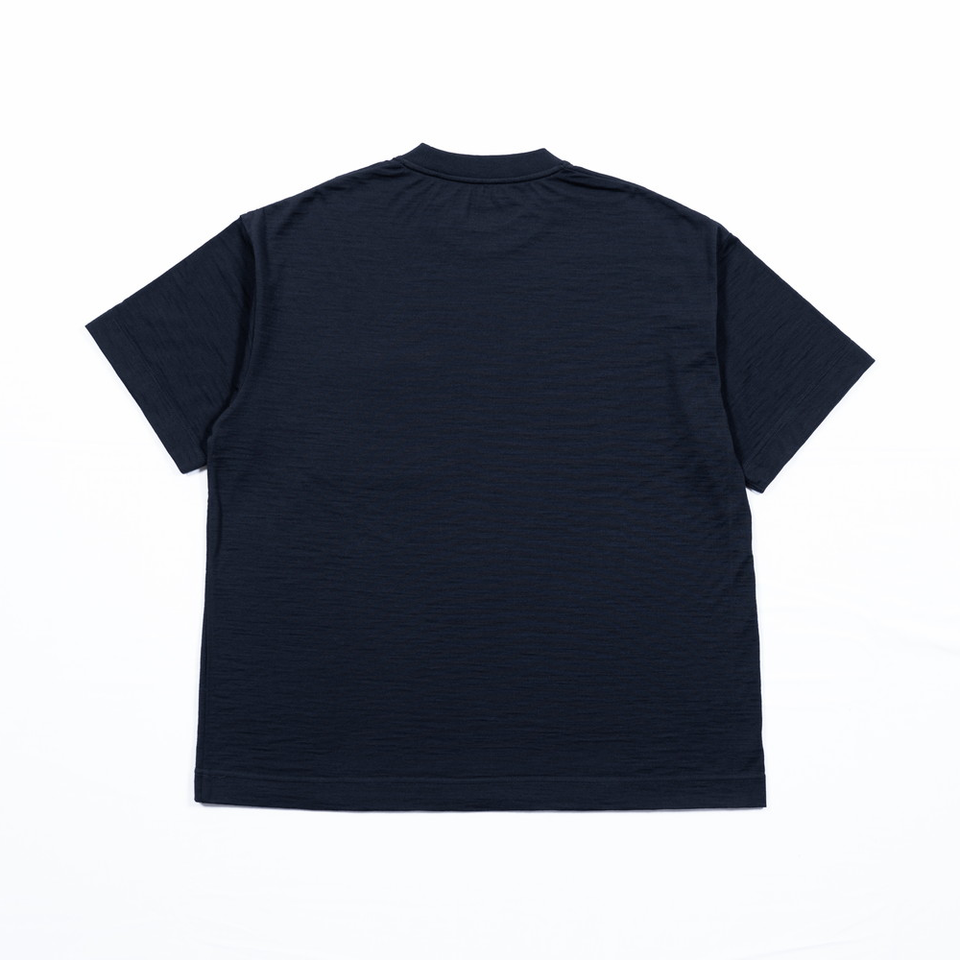 メリノウールTシャツ ビッグシルエット / Super140's / ウォッシャブル