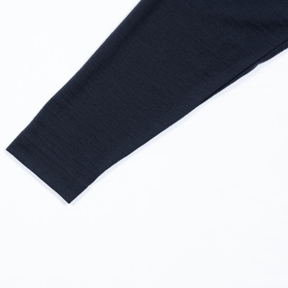 メリノウールロングスリーブTシャツ ビッグシルエット / Super140's / ウォッシャブル