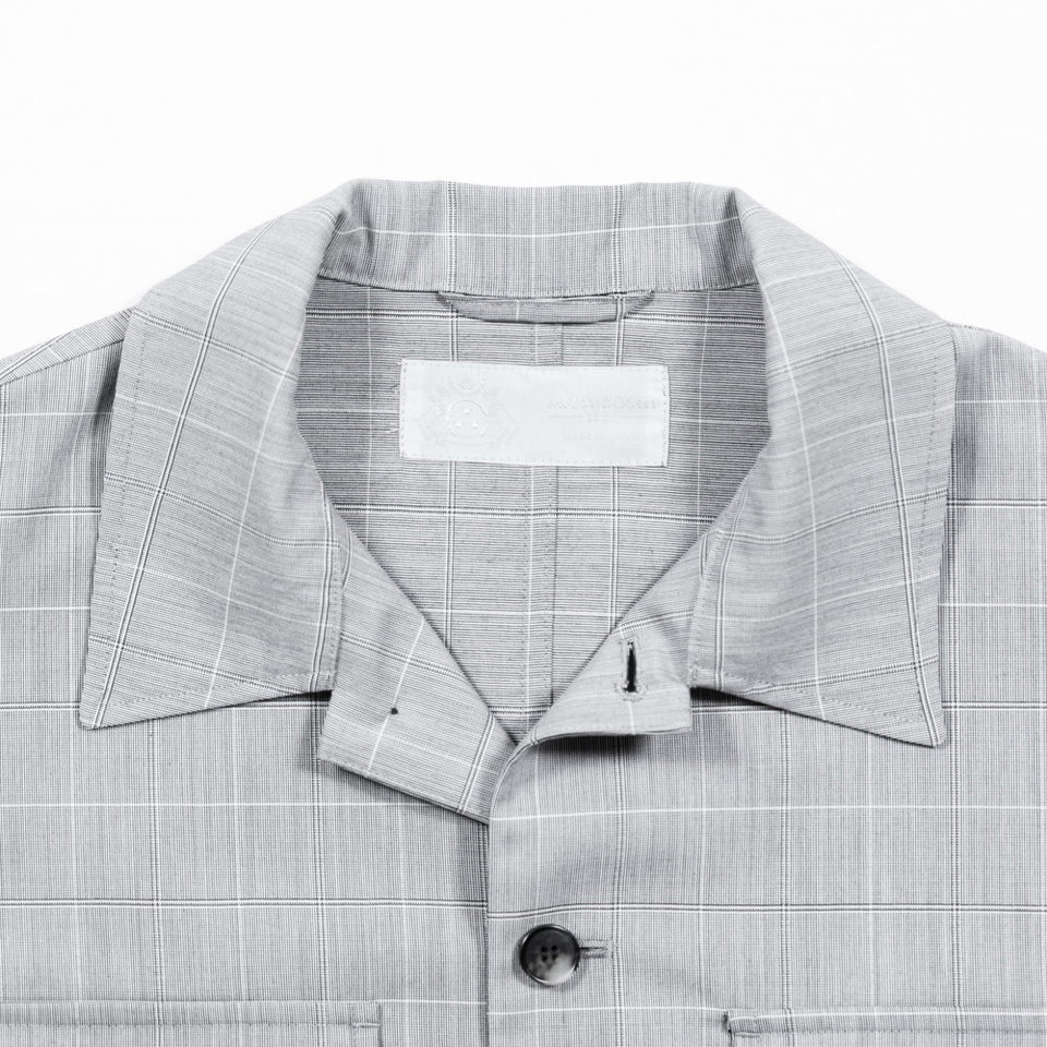ピュアウール シャツジャケット / Super140's