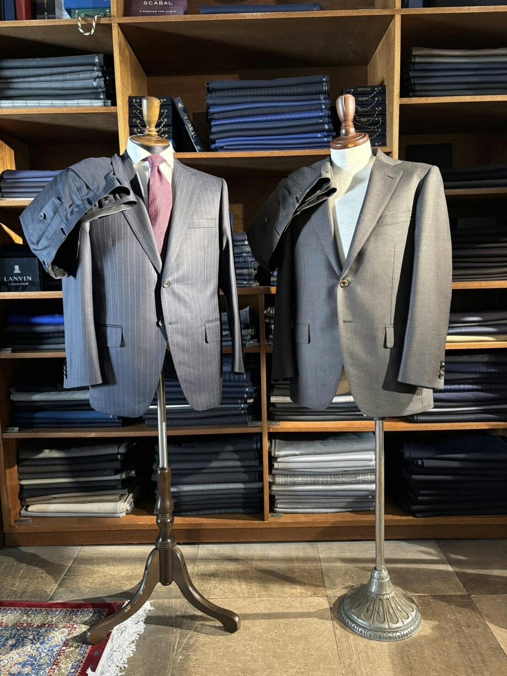 【秋冬 / 即戦力】MEN'S TENORAS ヘリンボーン ダブルスーツ■M 71Cw1NkbVmL._AC_SL1500_.jpg