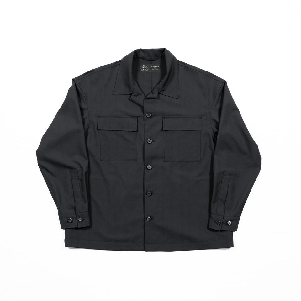 ピュアウール シャツジャケット / Super140's