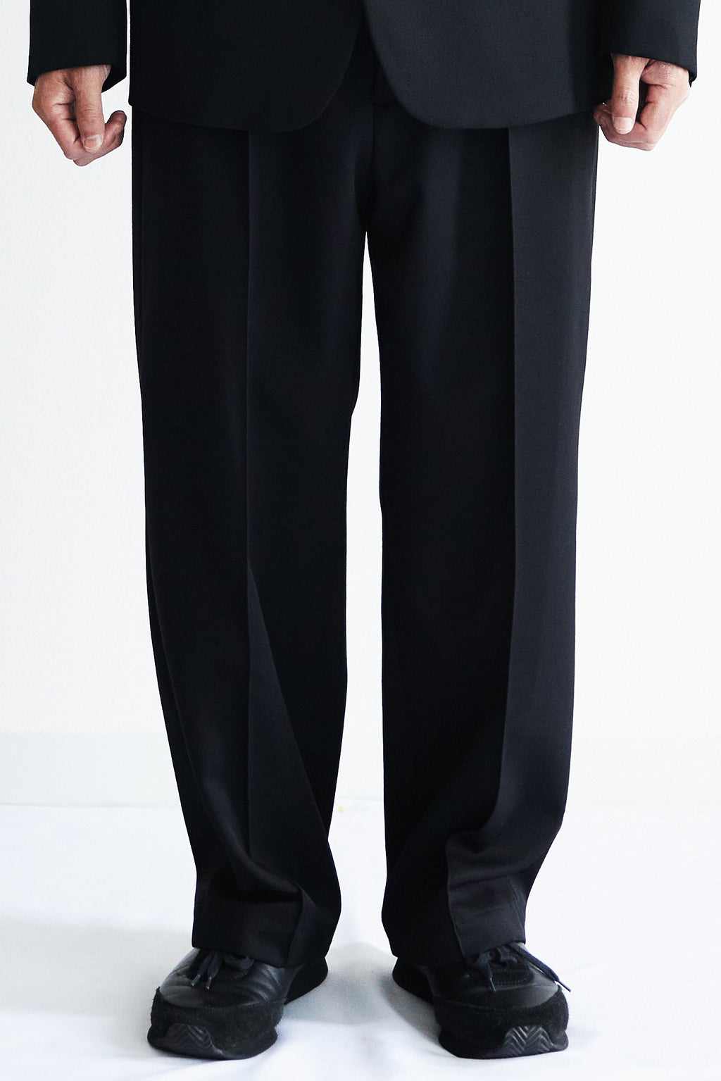 オムプリュス　ウールギャバワイドパンツ COMME des GARCONS HOMME ウールギャバワイドパンツ ウールギャバ