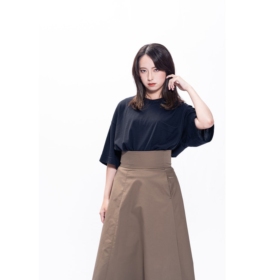 メリノウールTシャツ ビッグシルエット / Super140's / ウォッシャブル