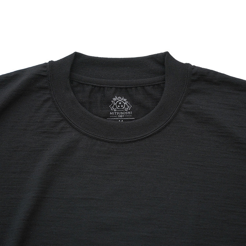 Super140's メリノウール ロングスリーブTシャツ 2025  / ウォッシャブル