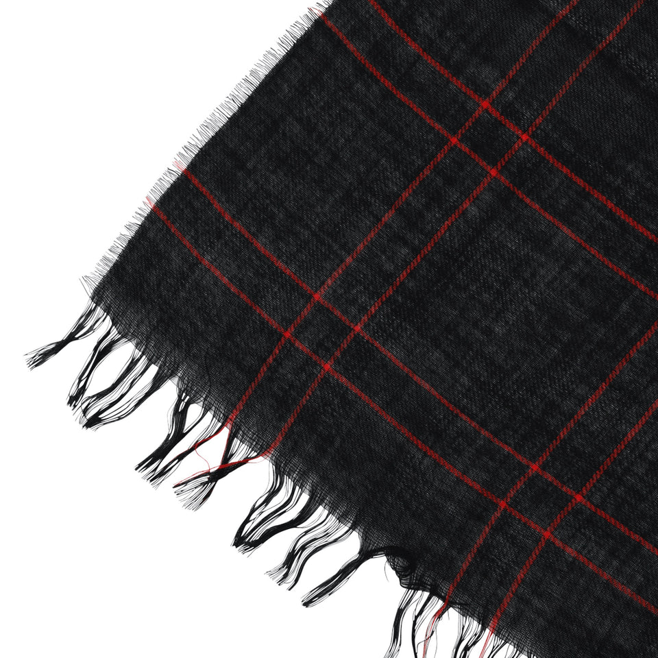 シングルオリジン・メリノストールSE(ブラック×レッドチェック)