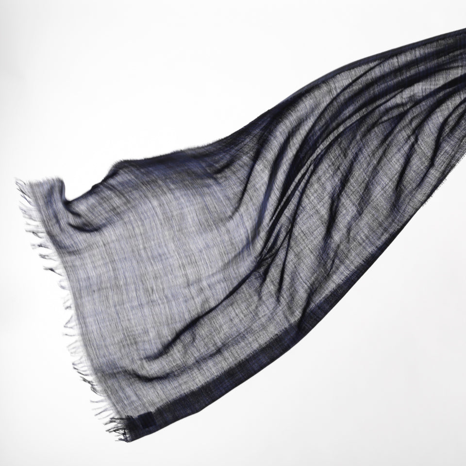 シングルオリジン・メリノストールL(ブラック×ネイビーチェック)