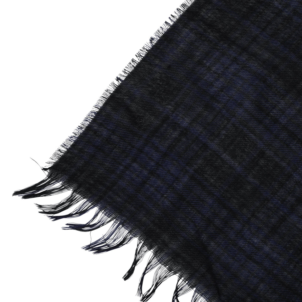 シングルオリジン・メリノストールL(ブラック×ネイビーチェック)