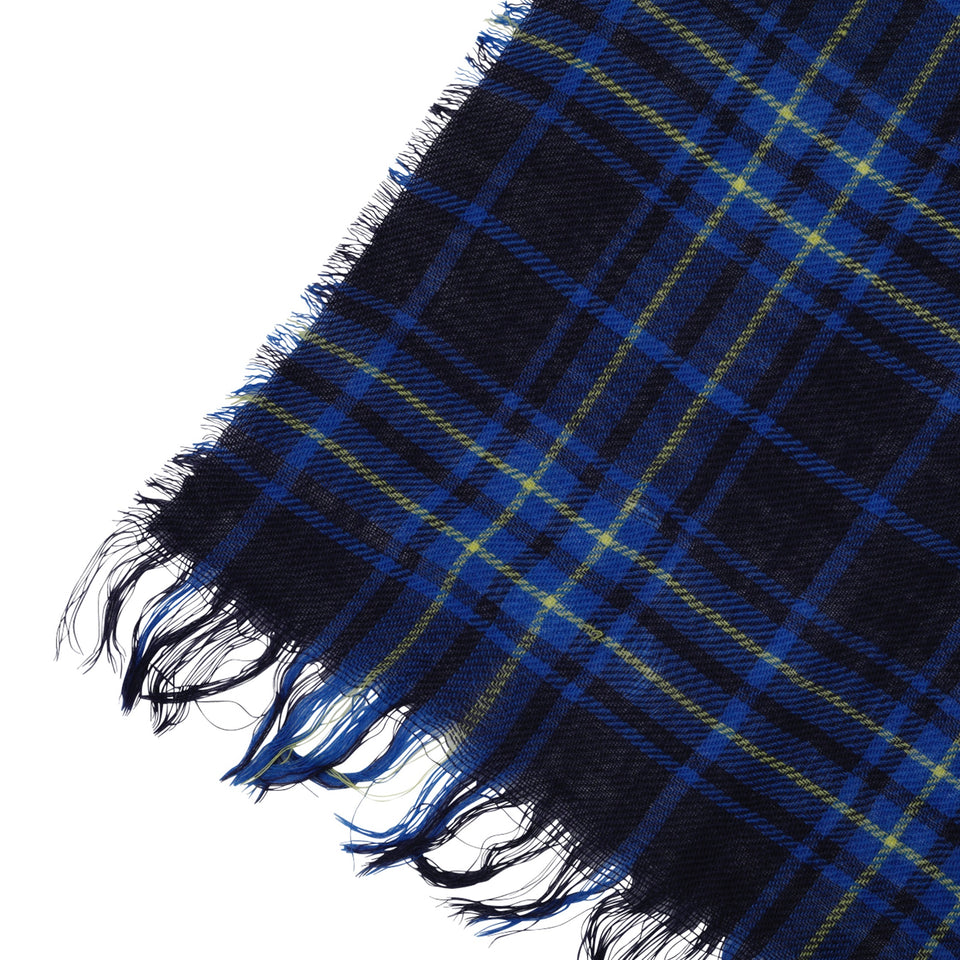 シングルオリジン・メリノストールL(ブルー×イエローチェック)