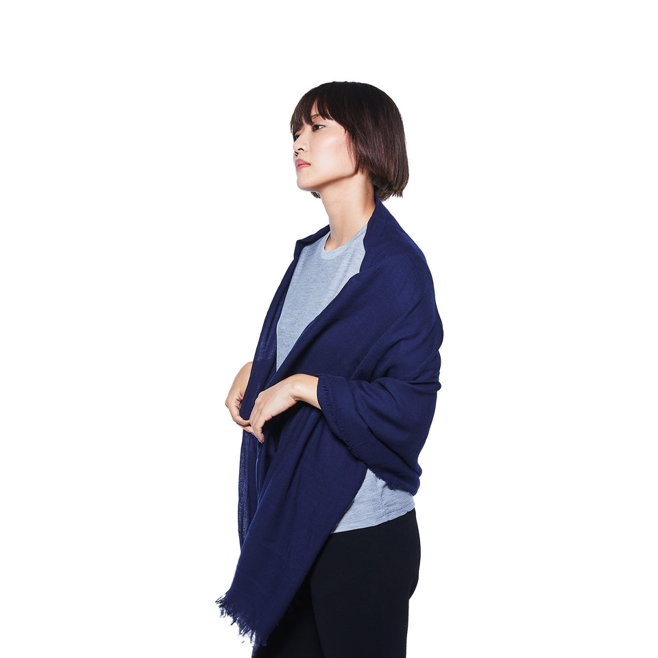 シングルオリジン・メリノストールL(ロイヤルネイビー)