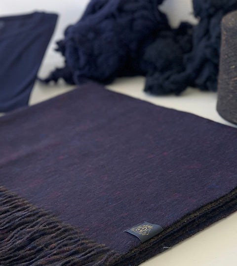 【ReBirth WOOL】見た目から暖かい、マフラー＆ブランケット。