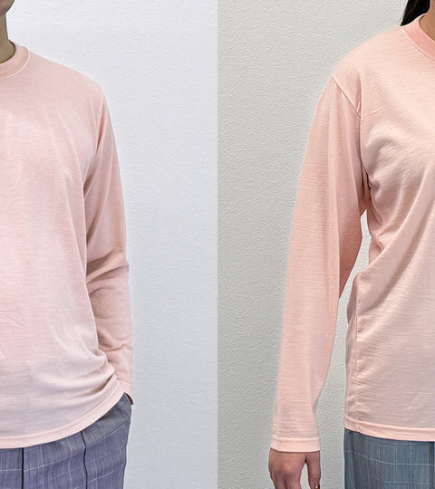 春の代名詞「サクラ」色のロングTシャツ