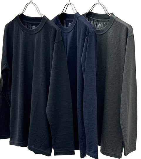 【23時間を快適にする】メリノウール ロングスリーブTシャツ2025