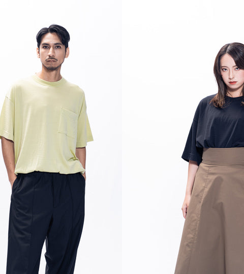 【メリノTシャツ2023】オシャレに着こなそう、ゆったりシルエット