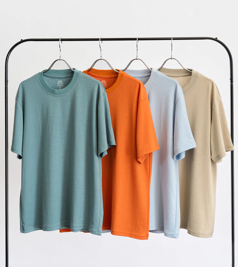 新しいメリノウールTシャツ「レギュラーフィット」