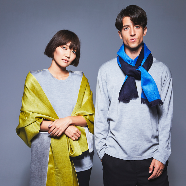 1枚で映えるシルク起毛ストール – MITSUBOSHI 1887