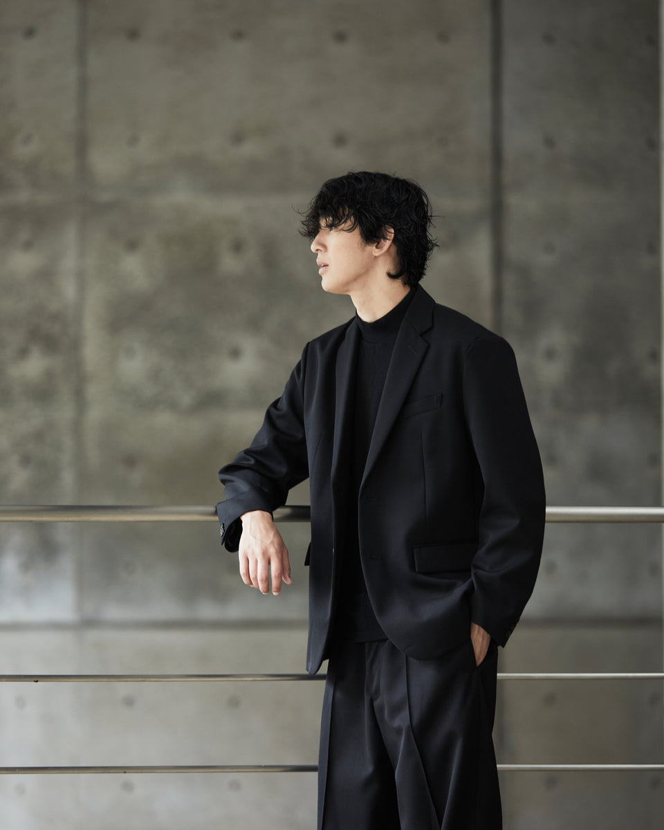 【11月上旬発送予定】 ウールギャバジン テーパードパンツ