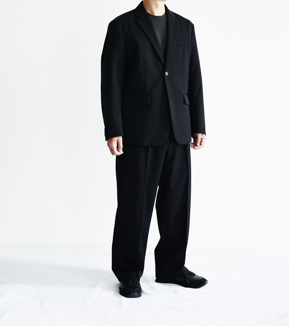 【11月上旬発送予定】ウールギャバジン ワイドパンツ