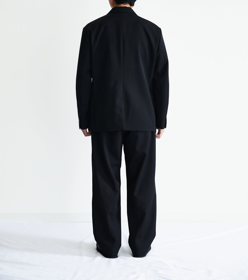 【11月上旬発送予定】ウールギャバジン ワイドパンツ