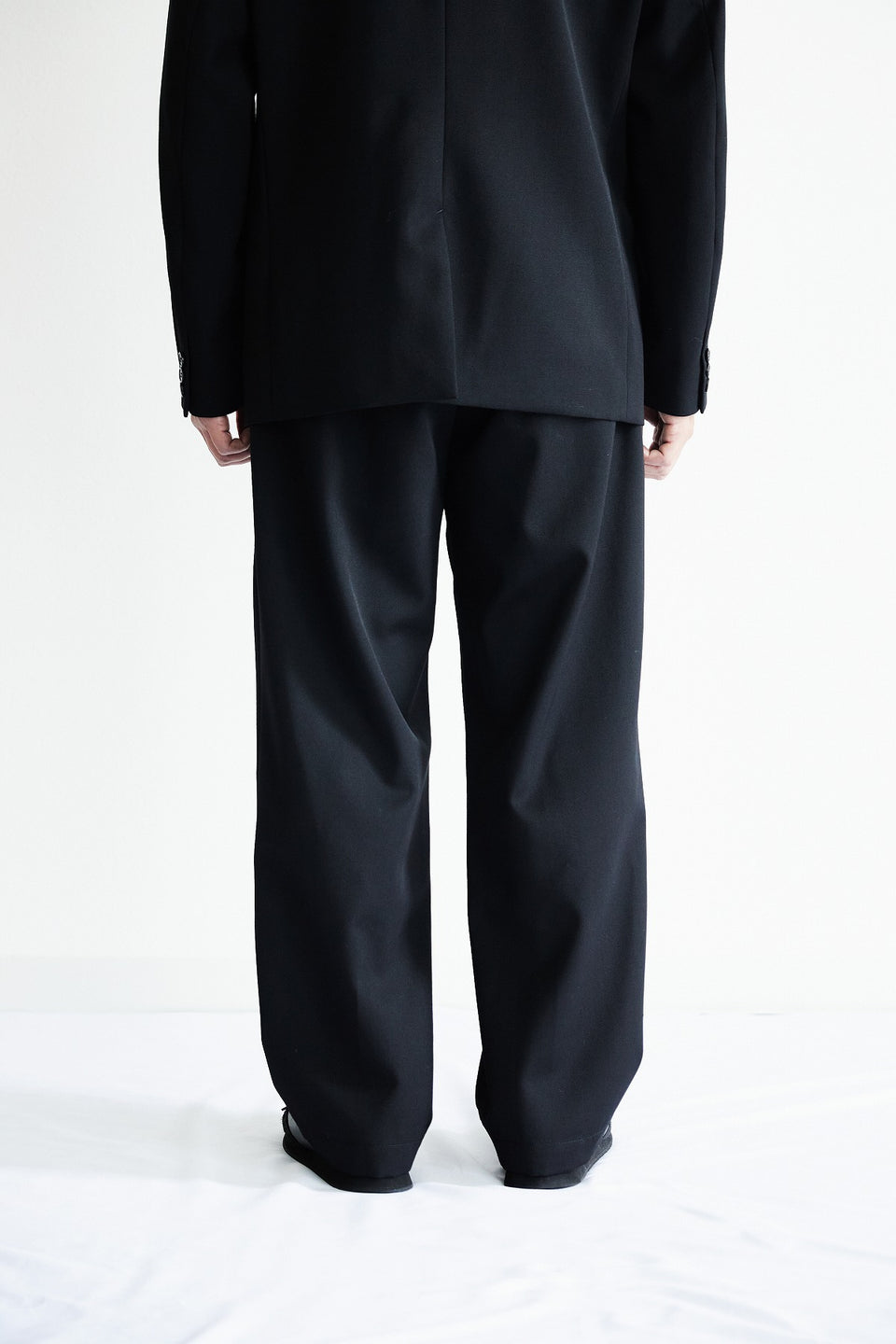 【11月上旬発送予定】ウールギャバジン ワイドパンツ