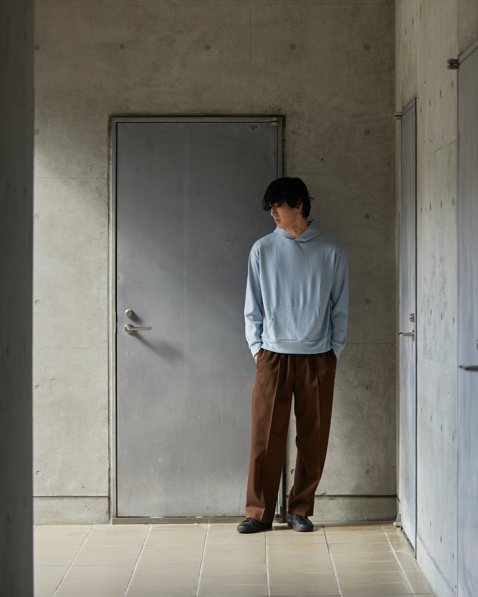 【11月上旬発送予定】ウールギャバジン ワイドパンツ