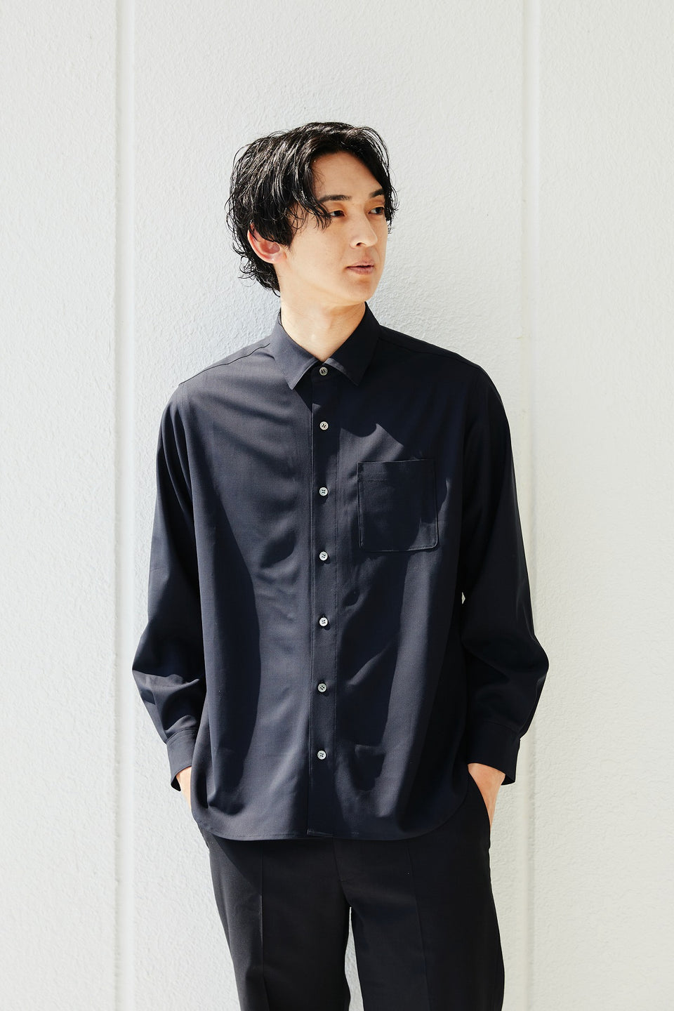 <span style="font-size: 65%">エアクラシカ <br class="pc-hide">ウールシャツ<br></span>