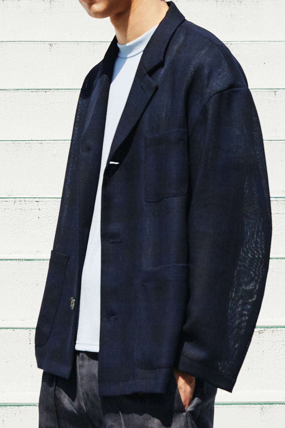 <span style="font-size: 65%">メッシュウール<br>ライトジャケット</span>