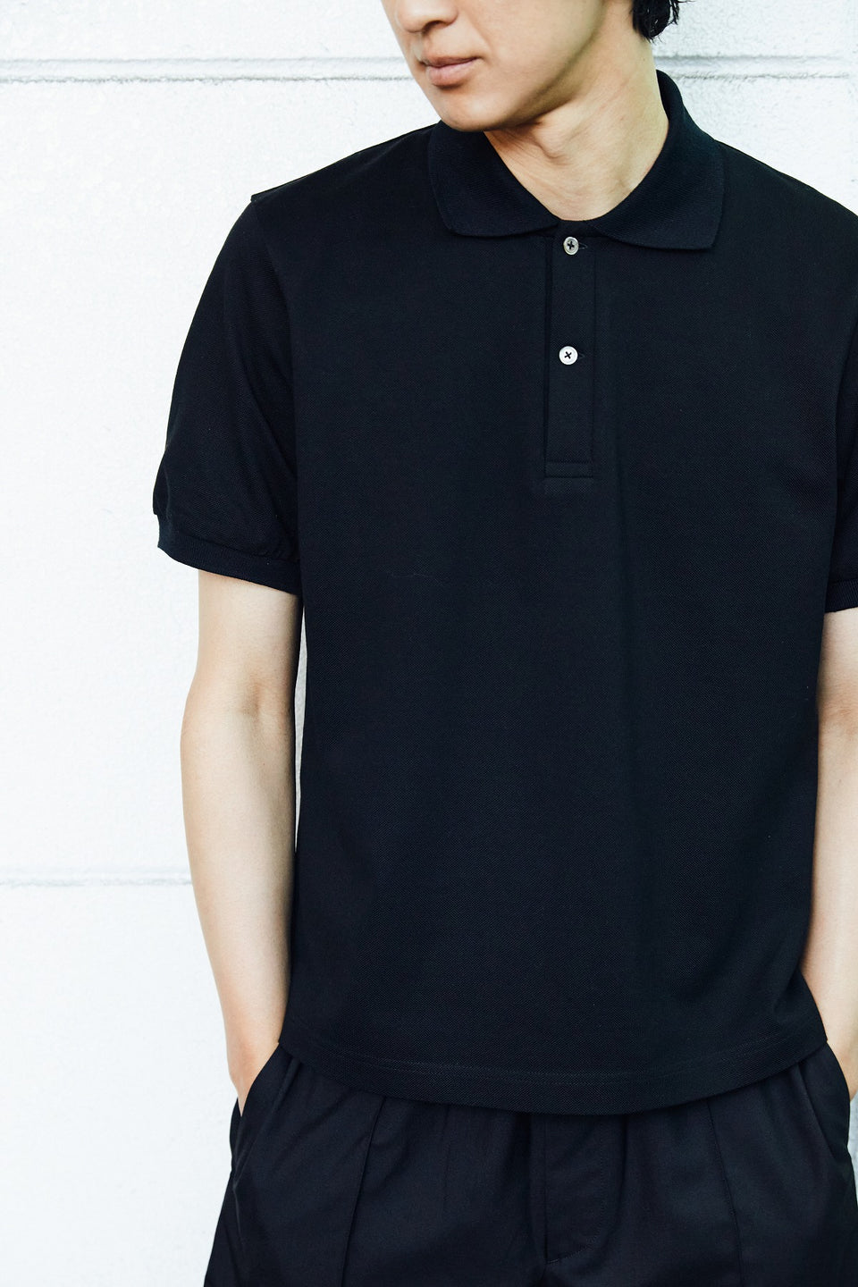 コットン鹿の子・ポロシャツ