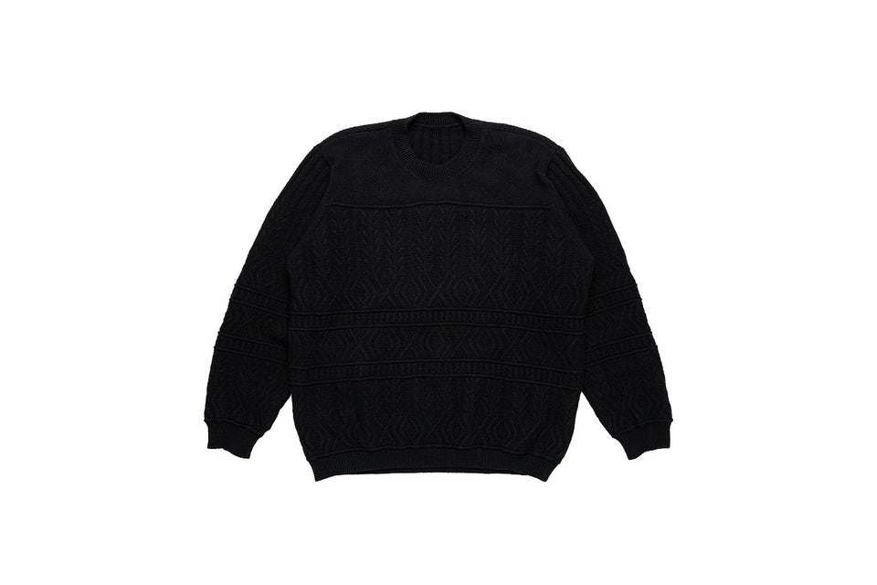 【買えないセーター】 ReBirth WOOL 7ゲージセーター/ケーブル柄/全5色 【ID:15～19】