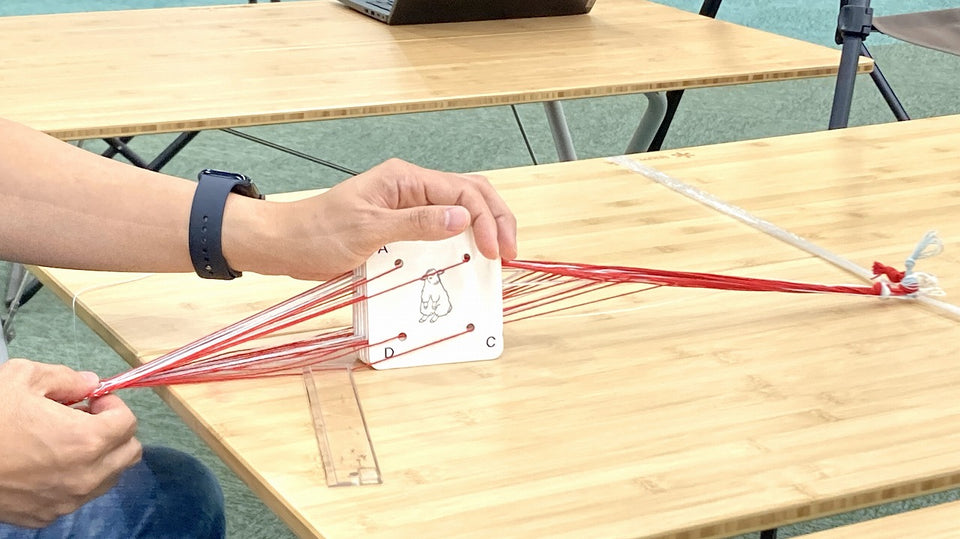 三星毛糸のワークショップ ～ カード織りで体験する尾州の織物 ～ 参加チケット 【ひつじサミット尾州 2024】