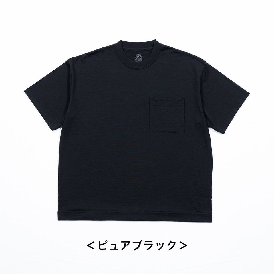 メリノウールTシャツ 2023 / Super140's / ウォッシャブル