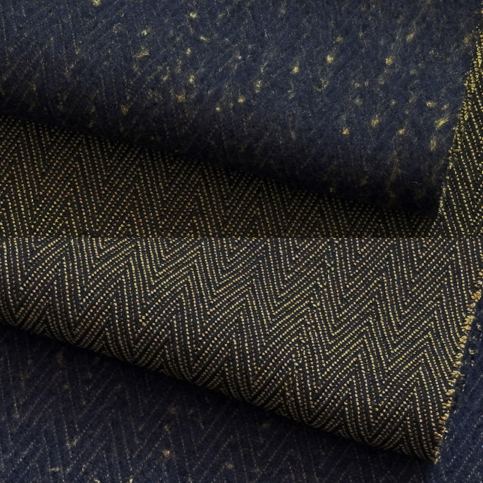 ダブルカルゼ シルクウールストールS　（オリーブ）