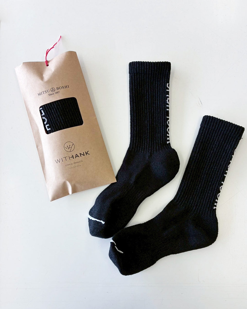 WOOL HOLIC パイルソックス （WOOL 美濃和紙）