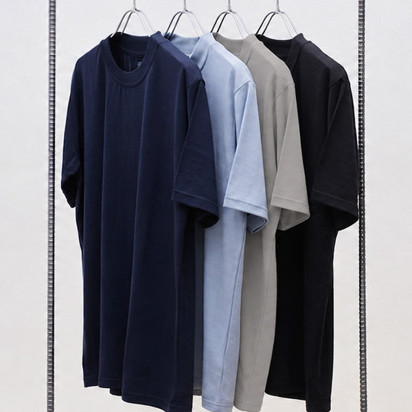 ウール天竺・スリムフィット 半袖Tシャツ（ウォッシャブル