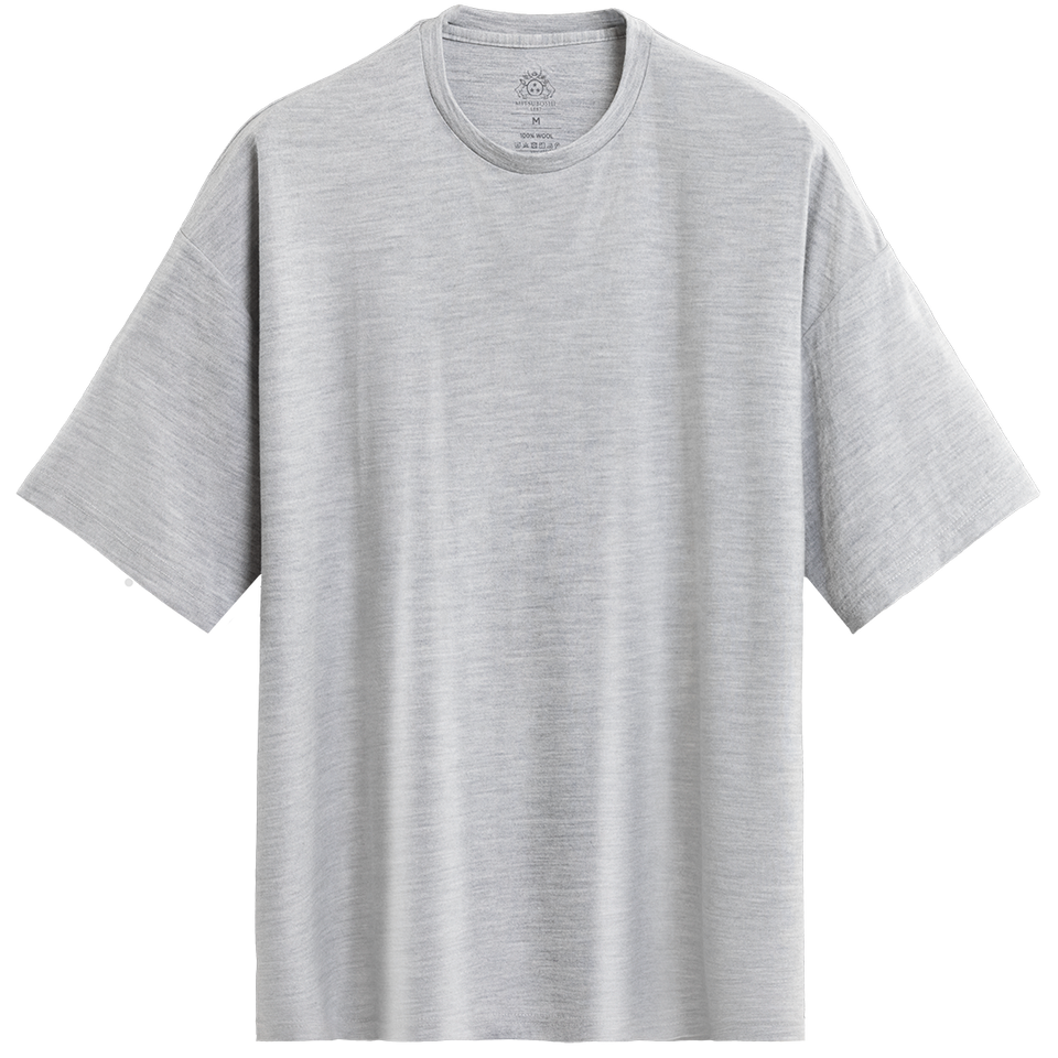 メリノ・ビッグシルエット・Tシャツ（ユニセックス Super140's）