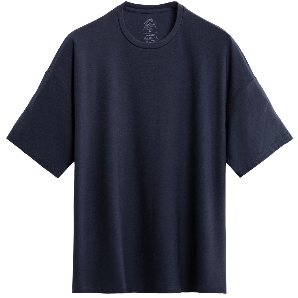 メリノ・ビッグシルエット・Tシャツ（ユニセックス Super140's）