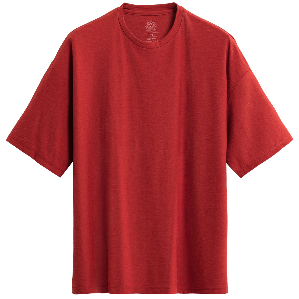 メリノ・ビッグシルエット・Tシャツ（ユニセックス Super140's）