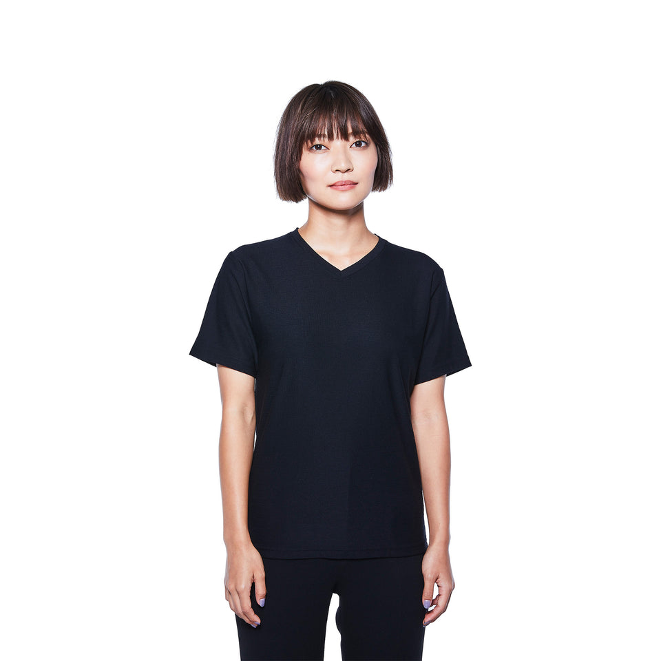 23時間を快適にするメリノTシャツ  （Vネック Super140's）
