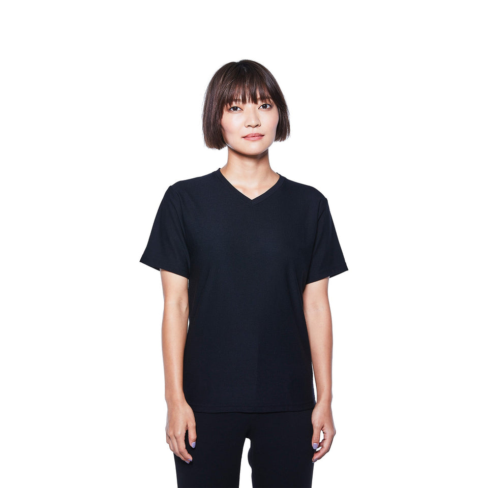 23時間を快適にするメリノTシャツ  2枚セット（Vネック Super140's）