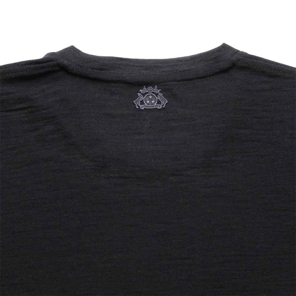 23時間を快適にするメリノTシャツ  （Vネック Super140's）