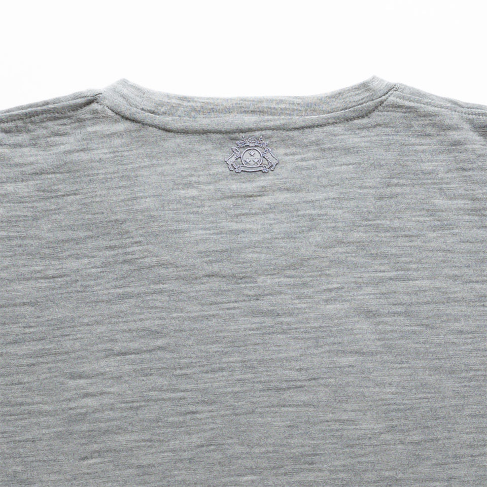 23時間を快適にするメリノTシャツ  （Vネック Super140's）